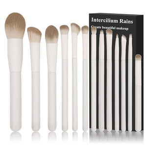 Makeup Brush Set Professional 13pcsPremium Synthetic Powder Foundation Contour Blush Concealer Eyeshadow Blending Liner Make Up Brushes Kit£¨Milky B521£©