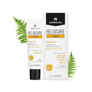 He.lio-care 360¨¬ Water Gel SPF 50+ PA++++ Sunscreen | Ultra-Light, Hydrating Sunscreen for Dry &amp; Dehydrated Skin | Hyaluronic Acid | Water &amp; Sweat Resistant | No White Cast | 50ml