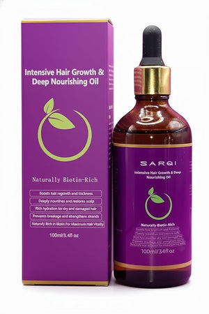 Hair Growth Oil 100% Natural Hair Serum with Batana Biotin Castor Pumpkin Seed Argan Coconut Jojoba Rosemary Effective Thickening Mask Hair Loss Repair Treatment