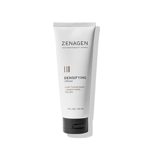ZENAGEN Densifying Leave-In Cream | Thickening Smoother + Polisher Enhances Hair Density Strengthens &amp Hydrates Smooths &amp Reduces Frizz Plant-Based Vegan All Hair Types 4 oz