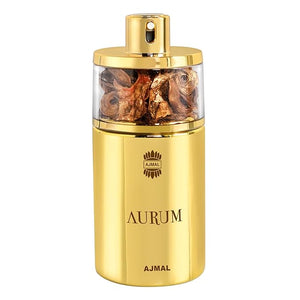 Ajmal Aurum Eau de Parfum 2.5 oz (75 ml) for Women | Fresh Fruity &amp Floral Oriental Perfume with Amber Musk &amp Vanilla | Long-Lasting Luxury Scent from Dubai