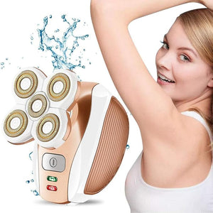 Painless Electric Razor for Women Rechargeable Waterproof Electric Shaver Cordless Hair Remover for Legs Face Lips Bikini Body Trimmer - As Seen On TV (Upgraded)