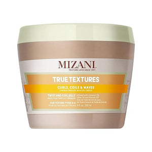 Mizani True Textures Twist and Coil Paraben &amp Silicone-Free Jelly - Provides Touchable Texture With Coconut Oil For Curly Hair