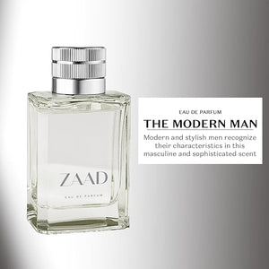 O BOTICARIO Zaad Eau de Parfum Long Lasting Premium Cologne for Men Fresh &amp Woody Men's Fragrance 3.2 Ounce