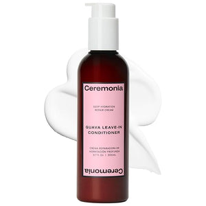 Ceremonia Guava Leave-In Conditioner Deep Hydration Repair Cream with Tamarind and Avocado, 6.7 Fl Oz | 200 mL