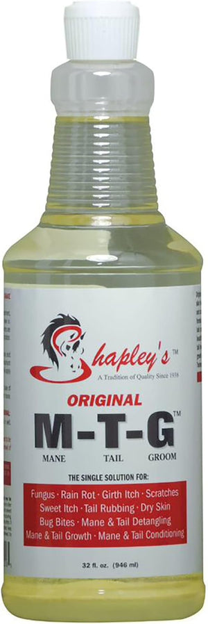 Shapley's 32 Fl Oz Original M-T-G Skin Healing and Hair Growth Skin Treatment Mane and Tail Detangler