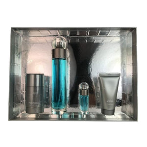 Perry Ellis 360 Set (Eau De Toilette Spray After Shave Balm Deodarant Stick Mini)
