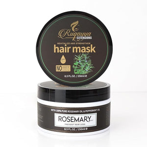 Ruqayya Extensions (Premium) Rosemary Hair Mask, 250 ml, Deep Conditioning Treatment, With Biotin, Shea Butter &amp; Castor Oil, For Dry Brittle Hair, Strengthening &amp; Moisturizing