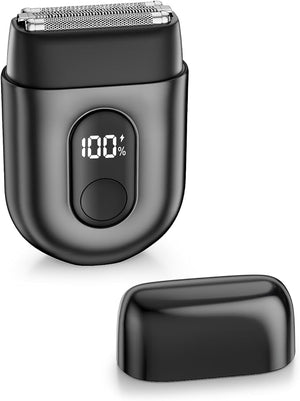 Electric Foil Shavers for Men: Mini Electric Razor with Big LED Display &amp 3 Floating Blades