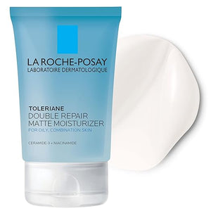 La Roche-Posay Toleriane Double Repair Matte Face Moisturizer Daily Moisturizer For Oily Skin With Ceramide And Niacinamide For All Skin Tones Oil Free Non-Comedogenic Available with SPF 30