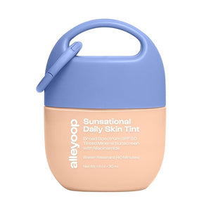 Alleyoop Sunsational Tinted Moisturizer SPF 50 for Face Broad Spectrum ? 100% Mineral Face Sunscreen with Jojoba, Hydrating &amp; Soothing Tinted Sunscreen, Vegan &amp; Cruelty-Free (Gleam)