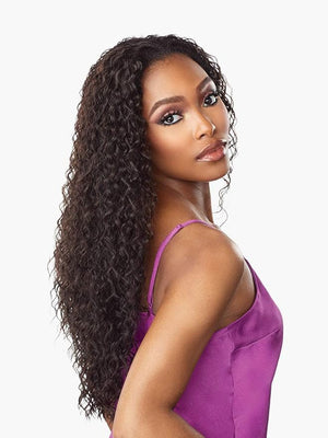 Sensationnel Instant Weave Half Wig - 2 Synthetic Blendwig Adjustable Drawstring for Seamless Hair Blending (T2/30)
