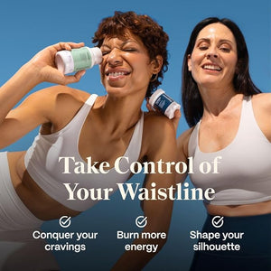 GLP-1 Support Duo | Metabolism Support, Cravings Dampener + Prebiotics | GLP-1 Booster to Feel Firmer &amp; Toned | Provitalean 30Ct &amp; Previtalean 90Ct