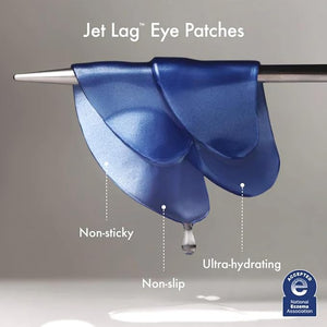 Summer Fridays Jet Lag Under Eye Patches - Hydrating &amp Depuffing Hydrogel Eye Masks with Caffeine &amp Peptides to Soothe &amp Refresh the Undereye Area (6 Pairs)