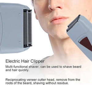 Electric Hair Clipper Rechargeable Men Electric Hair Clipper Trimmer Double Head Reciprocating Shaver