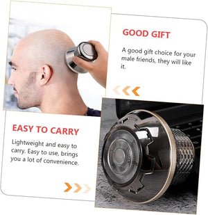 minkissy Remove Grey Beard Electric Trimmer Machine Men's Portable Hair Trimmer Waterproof Beard Shaving Razor Head Shaving Machine