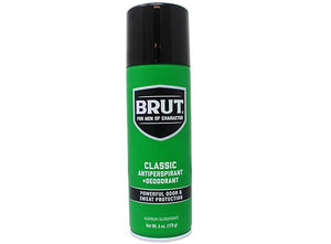 BRUT Anti-Perspirant Deodorant Spray, Classic 6 oz (Pack of 4)