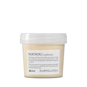 Davines NOUNOU Conditioner, Hydrating Deep Conditioner for Bleached, Permed, Relaxed, Damaged Or Very Dry Hair, Replenishes Chemically Processed Hair