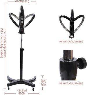 Beauty Salon Hair Processor Professional Stand Hair Steamer Electric Hair Perm Machine Head Massage Color Treatment Salon Styling Tool