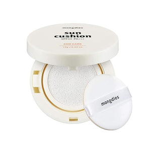 Mongdies Baby Sun Cushion SPF 43 PA+++ SAFE INORGANIC UV BLOCK WITH SIMPLE CUSHION TYPE Contains Vitamine tree complex Complete skin irritation safety test - 12g