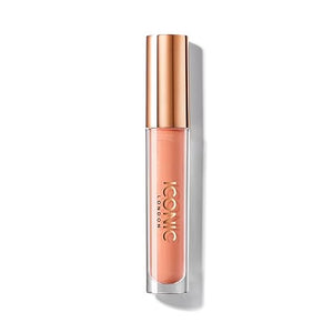 ICONIC LONDON Lip Pumping Gloss | High-Shine, Non Sticky, Lip Gloss infused with Biomimetic Peptide for Voluminous Looking Lips, Cruelty Free, Vegan Makeup, 0.16 Fl oz