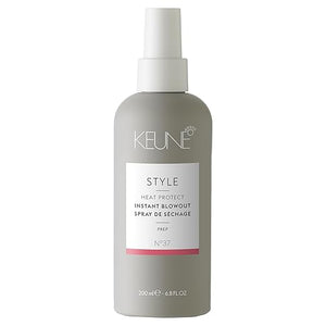 Keune Style Instant Blowout Spray Heat Protectant &amp Blow-Dry Speed Enhancer for All Hair Types 6.8 Fl Oz