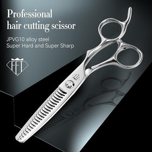 Professional Hair Cutting Scissors JPVG10 Alloy Steel Super Hard and Sharp (Thinning B 6.0'')