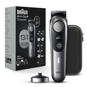 Braun Series 9 All-in-One Multi Grooming Kit for Men 13-in-1 Beard Trimmer Body Groomer Hair Clipper and Manscaping for Face &amp Body Holiday Gifts for Men 9440