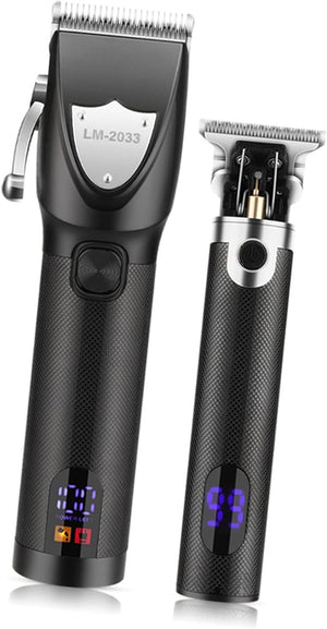 Ymiko Beard Trimmer Hair Clippers for Men Material Stainless Steel Black Gold Hair Clippers Ifade Clippers with Rechargeable Hair Clipper and Trimmer Kit for Men Rechargeable Hair