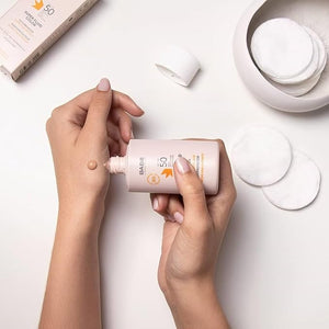 Babe Super Fluid Color Sunscreen SPF 50 ? Tinted Facial Sunscreen ? Lightweight, Non-Greasy, Broad Spectrum Protection ? Suitable for Sensitive Skin ? 50 ml