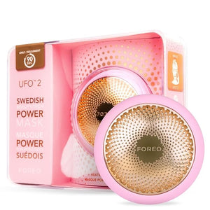 FOREO UFO 2 Supercharged Face Mask - Warming - Face Moisturizer - Dark Spot &amp; Acne Scar Treatment for Face - Anti Aging ? Nourishing - Pearl Pink
