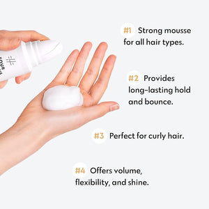 No nothing Very Sensitive Strong Hair Mousse - Volumizing Hypoallergenic Fragrance Paraben &amp Alcohol Free Unscented Gluten &amp Soy Free - 6.8 oz (New Packaging)