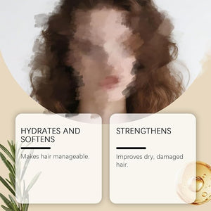 Argan Oil Hair Set with Mask Shampoo and Conditioner Naturally Moisturizing Hair Care Essential Oil for Dry Curly and Straight Hair (Purple)