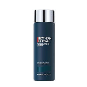 Biotherm Force Supreme Lotion, Replenishing &amp; Anti-Aging Face Lotion for Men with Pro-Xylane and Cedar Bud Extract, Firms and Tones the Skin, Helps Reduces Signs of Aging, 6.8 Fl. Oz.