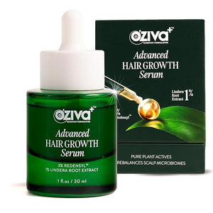 OZiv...a+ Hair Serum with 3% Redensyl &amp 1% Lindera Root Extract | Supports Scalp Health &amp Hair Care | Lightweight &amp Non-Greasy Formula | 30ml