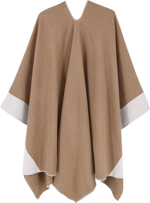 Moss Rose Women's Shawl Wrap Poncho Ruana Cape Open Front Cardigan Shawls for Fall Winter