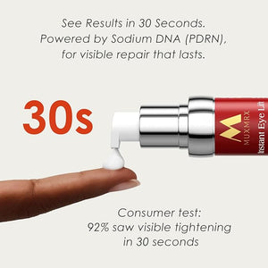 30S Instant Eye Lift Cream | Temporary Eye Tightener | Smooths Wrinkles Puffy Eyes &amp Eye Bags | Dual-Action Firming | PDRN Formula for Long-Term Repair Korean Skincare 0.71 Fl Oz