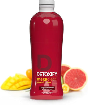 Detoxify ? Mega Clean Herbal Detox Cleanse Drink ? Full body cleanse detox for women and men - Same day results - Plus sticker