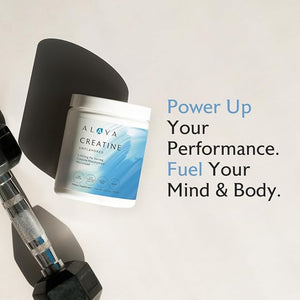 Alaya Naturals Micronized Creatine Monohydrate Powder ? Pure Performance Fuel for Strength Mental Focus Vegan Non-GMO Easily Mixable &amp Flavorless - 5 g