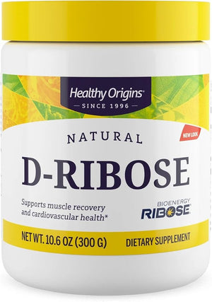 Healthy Origins D-Ribose Powder (BioEnergy Non-GMO Gluten Free Energy Support Heart Support) 10.6 Ounce