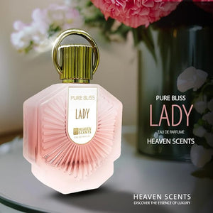 Heaven Scents Lady Perfume for Unisex EAU De Parfum Spray 3.4 Ounce