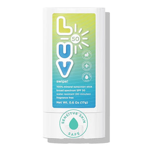 L-UV swipe! SPF 50 Mineral Sunscreen Stick Broad-Spectrum Protection Against UVA &amp UVB Rays Perfect For Everyday Activities &amp Outdoor Adventures Lightweight Sun Protection Sensitive Skin S