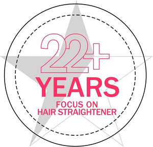 K&ampK Nano Hair Straightener for Women Adavance Ceramic Coated Plates Flat Iron Digital Display Ultra-Fast Heat Up Auto Safety Shut Off Plancha De Pelo Dual Voltage UK Plug for Short Hair