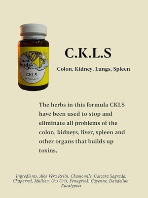 New Body Products CKLS (Colon Kidney Liver Spleen) 2 Pack 50 Count Capsules