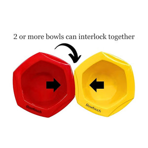 Professional Salon Hair Dye &amp Coloring Brush and Tint Bowl Set 7 Rainbow Application Brushes and Mixing Bowls