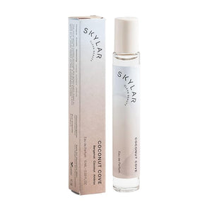 Skylar Coconut Cove Eau de Parfum - Hypoallergenic &amp Clean Perfume for Women &amp Men Vegan &amp Safe for Sensitive Skin-Fruity Fresh Perfume with Notes of Bergamot Coconut &amp Ambrox - 10mL