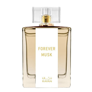 Forever Musk Perfume for Women - 100 mL (3.34 Fl oz) Arabian Fragrance Long Lasting Eau de Parfum for Women with Notes of Vanilla Amber Orange Blossom Bergamot &amp Plum - Ideal Gift for Her