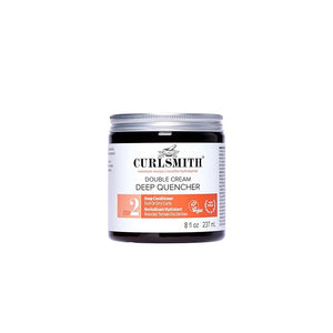 CURLSMITH Double Cream Deep Quencher - Deep Conditioning Mask for Curls Hydrating and Detangling For All Curl Types Vegan &amp Cruelty Free (8 oz)