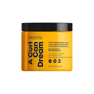 Matrix A Curl Can Dream Moisturizing Leave-in Cream - Moisturizes &amp Defines Curls For Curly Coily and Wavy Hair Protects from Heat Styling Frizz Control &amp Detangler 16.9 Fl Oz