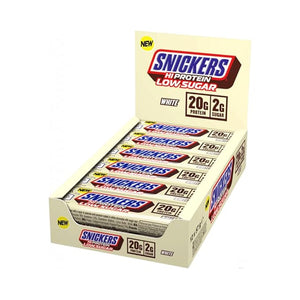Snickers Bars - Low Sugar High Protein Bars- White Chocolate - 12x57g12 Count (Pack of 1)
